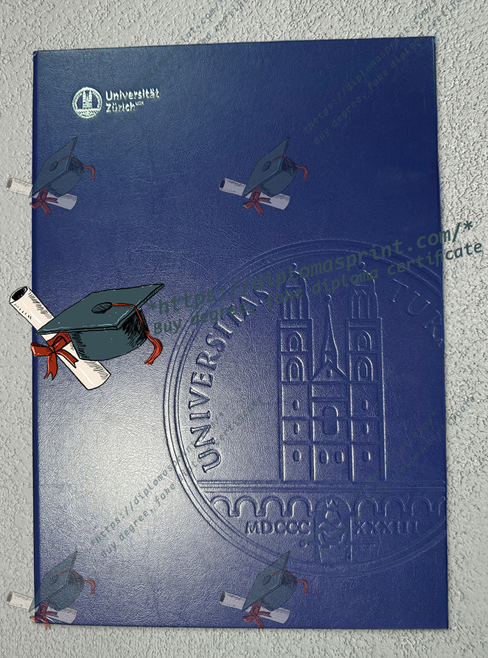 University of Zurich Diploma Cover University of Zurich Diploma Cover