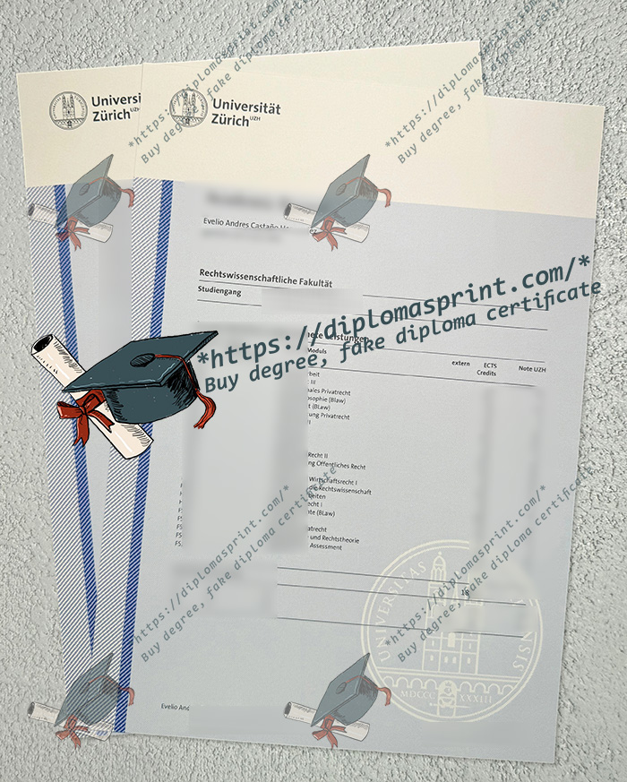 Universität Zürich Transcript, University of Zurich Transcript