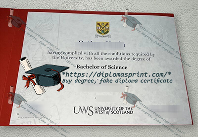 University of the West of Scotland Degree