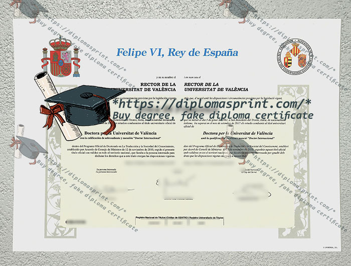 University of Valencia Diploma University of Valencia Diploma