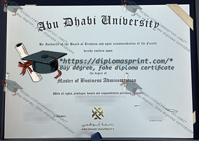 Abu Dhabi University Diploma