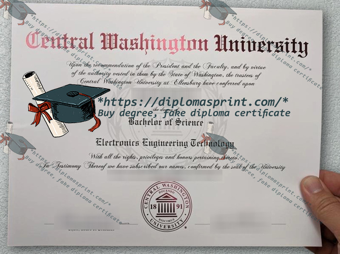 Central Washington University Diploma, CWU Diploma Central Washington University Diploma, CWU Diploma