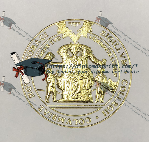 Columbia University Diploma seal Columbia University Diploma seal