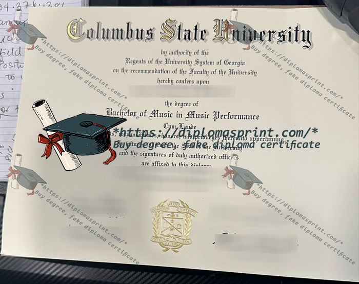 Columbus State University Diploma