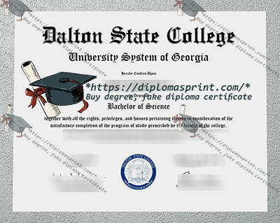 Dalton State College Diploma