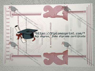 Università Degli Studi Guglielmo Marconi Diploma
