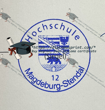 Hochschule Magdeburg-Stendal Diploma seal Hochschule Magdeburg-Stendal Diploma seal