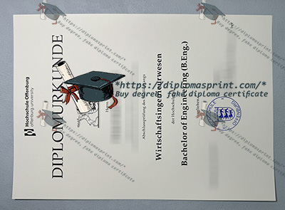 Hochschule Offenburg Urkunde