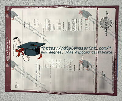 IU Bloomington Transcript