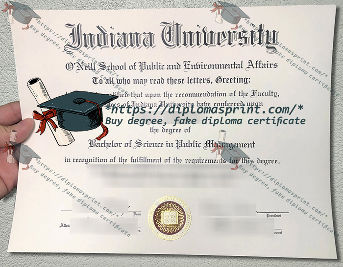 IU Bloomington Diploma