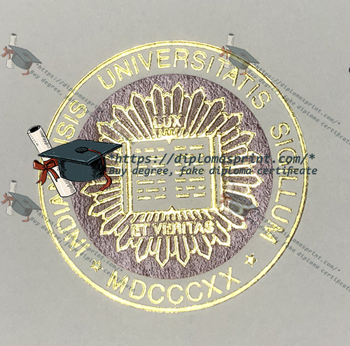 IU Bloomington Diploma Seal