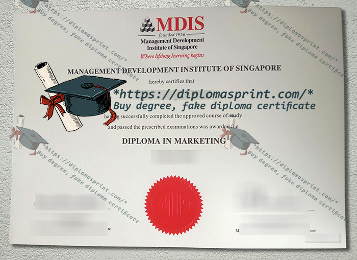 MDIS Diploma, Management Development Institute of Singapore Diploma