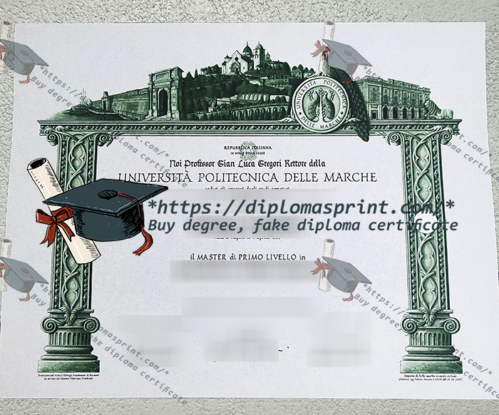 Università Politecnica delle Marche Diploma