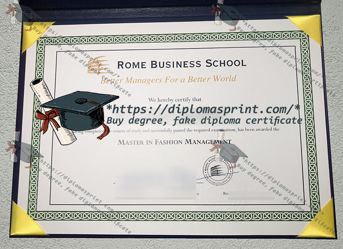 Rome Business School Diploma