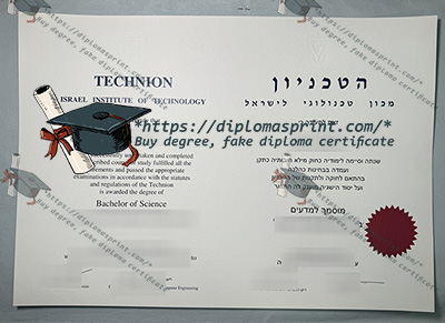 Technion Israel Institute of Technology Diploma