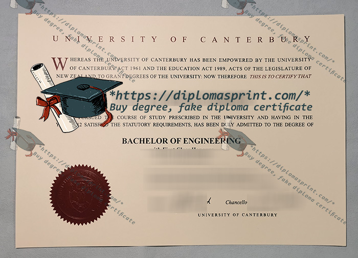 University of Canterbury Diploma
