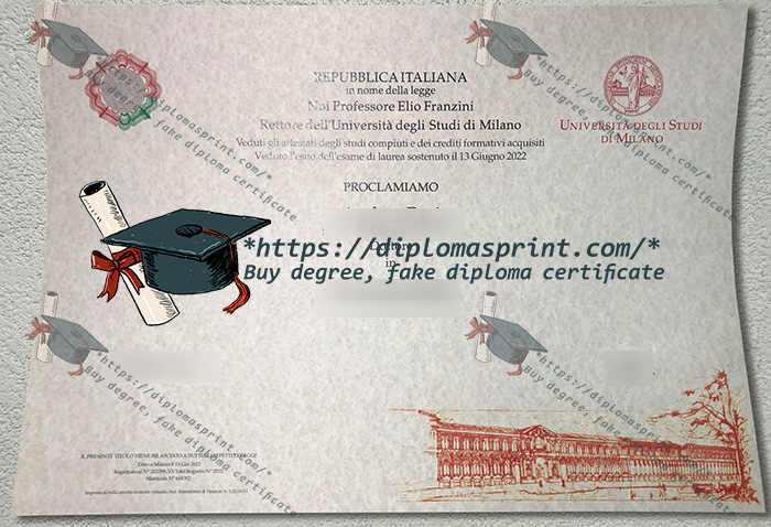 Università degli Studi di Milano Diploma, UniMi Diploma