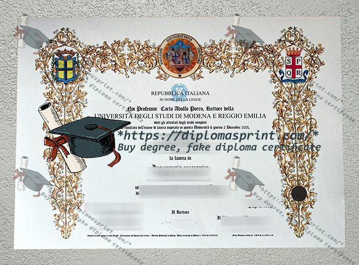 Università degli Studi di Modena e Reggio Emilia Diploma