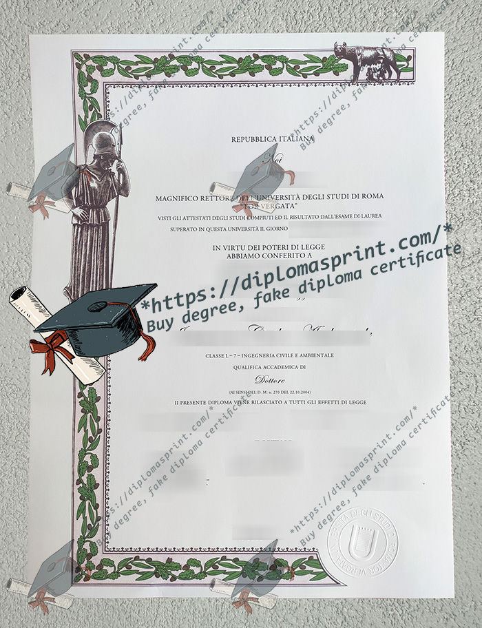 University of Rome Tor Vergata Diploma