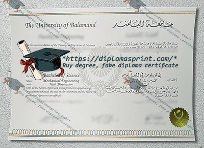 University of Balamand Diploma