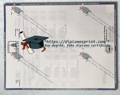 University of Dayton Transcript