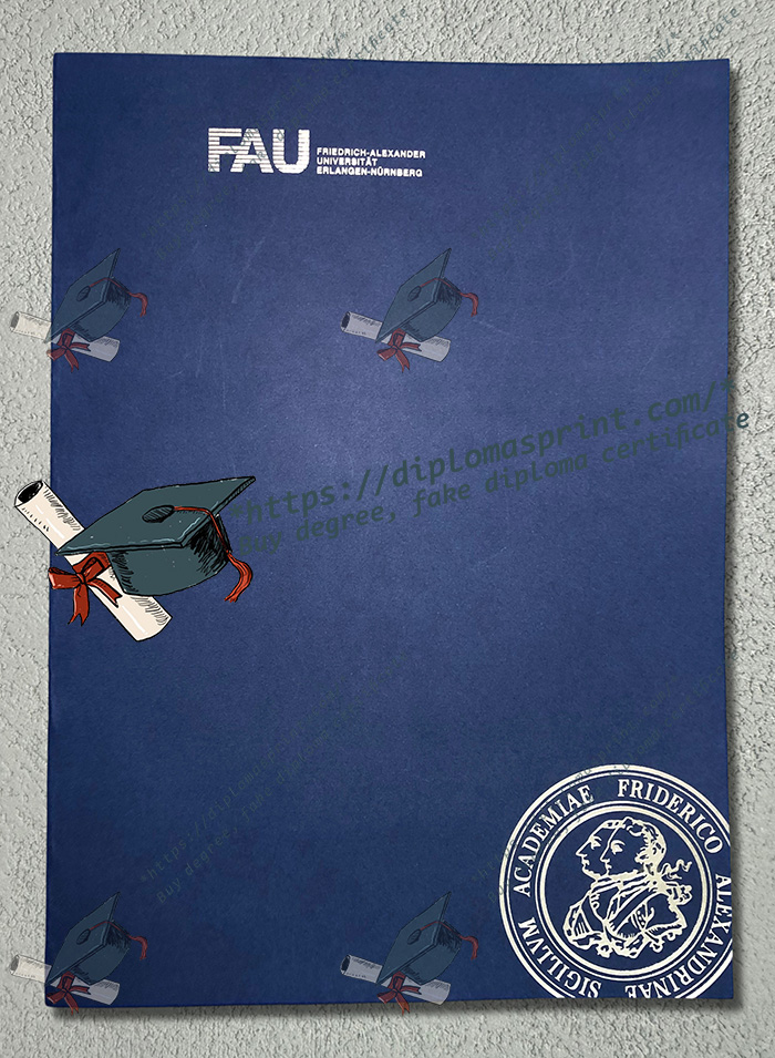 FAU Erlangen-Nürnberg Urkunde cover
