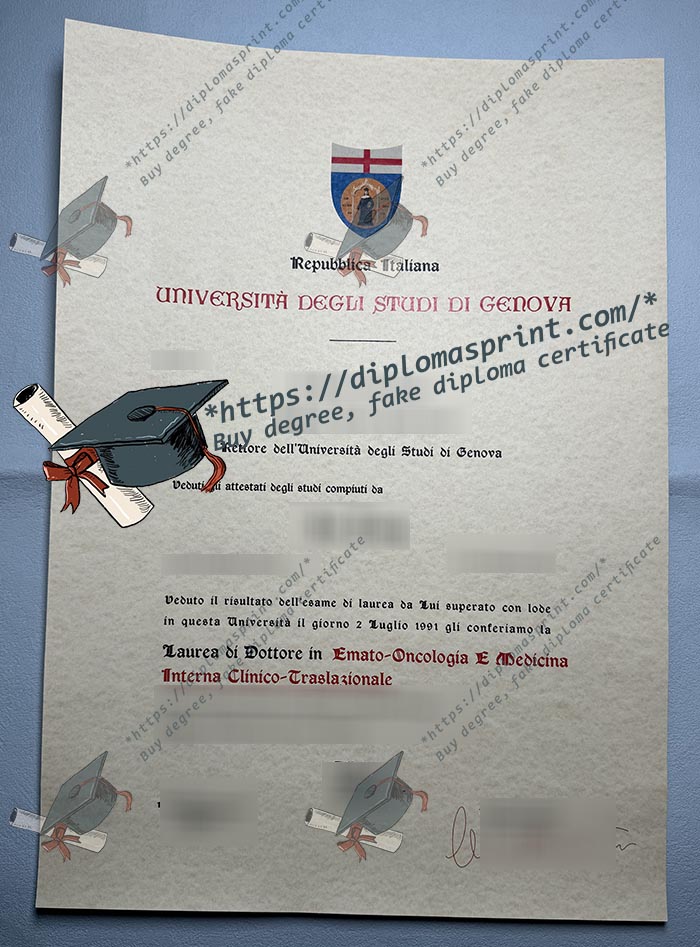 Università di Genova Diploma