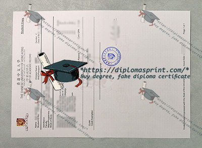 CUHK Transcript