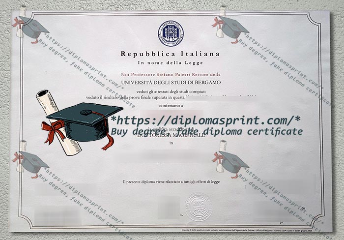 Università degli Studi di Bergamo Diploma