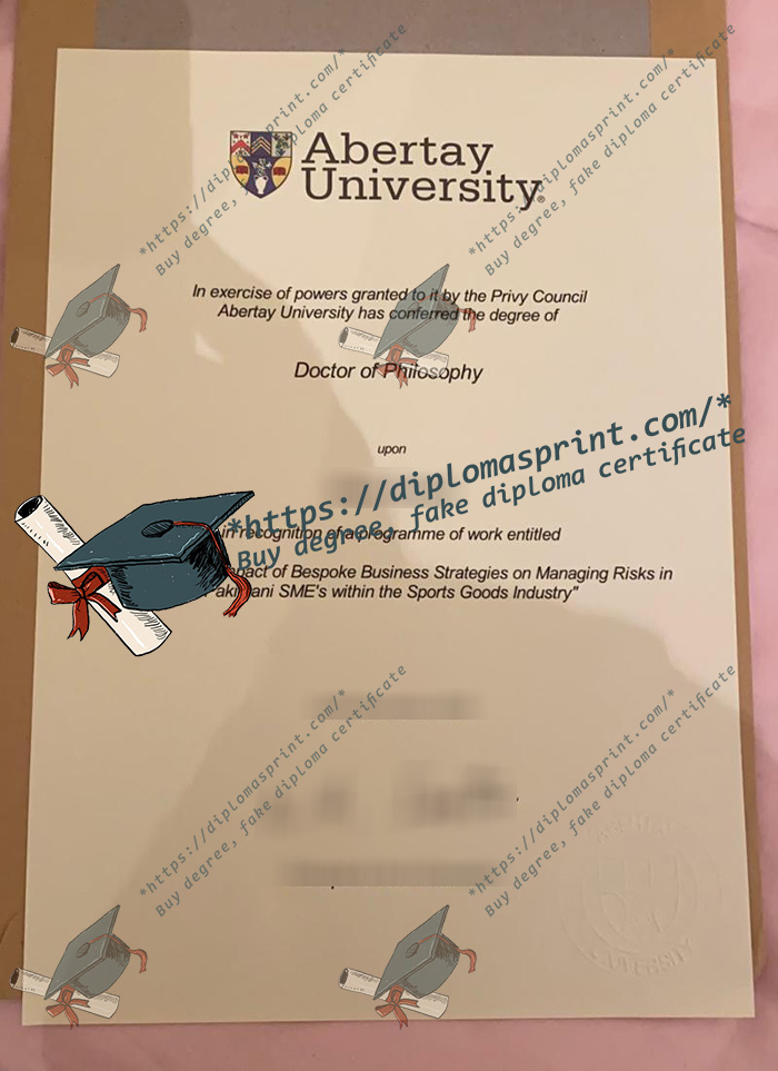 Abertay University Degree