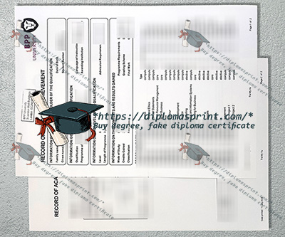 BPP University Transcript