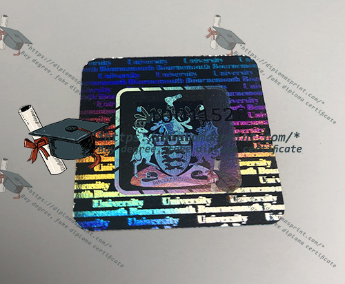 Bournemouth University Degree Holographic anti-counterfeiting