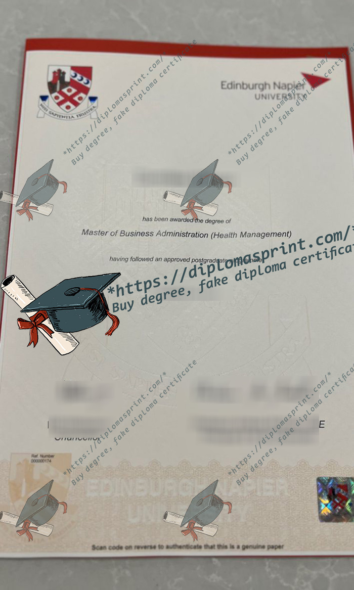 Edinburgh Napier University Degree