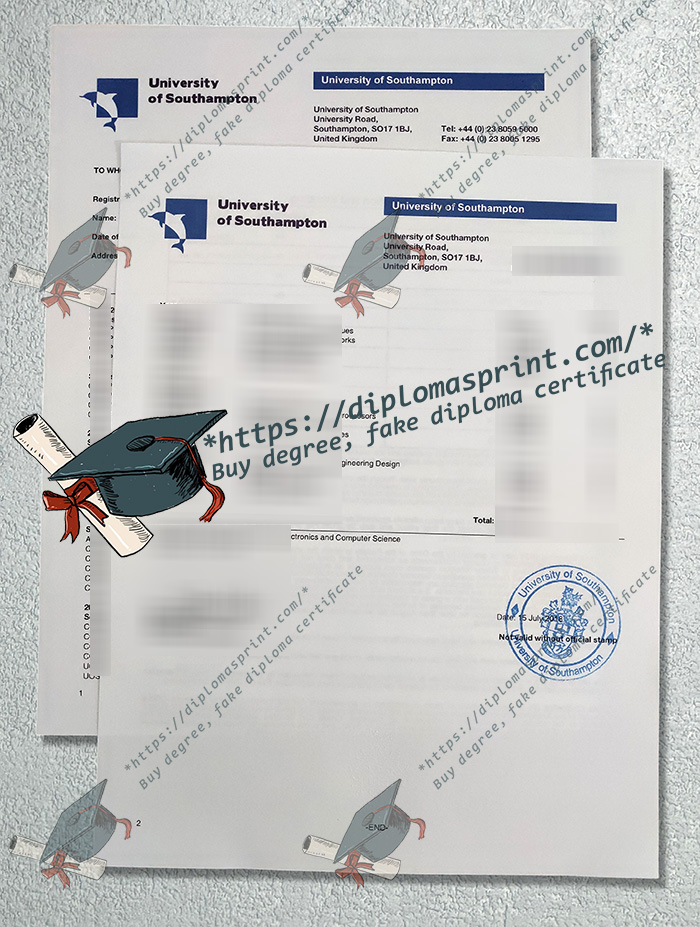 University of Southampton Transcript