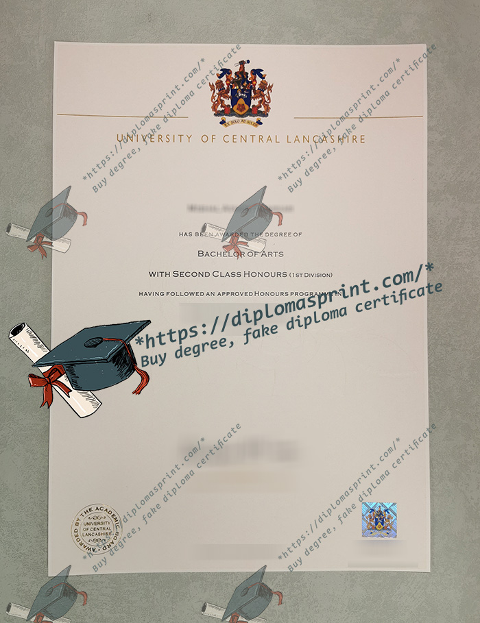 University of Central Lancashire Degree University of Central Lancashire Degree