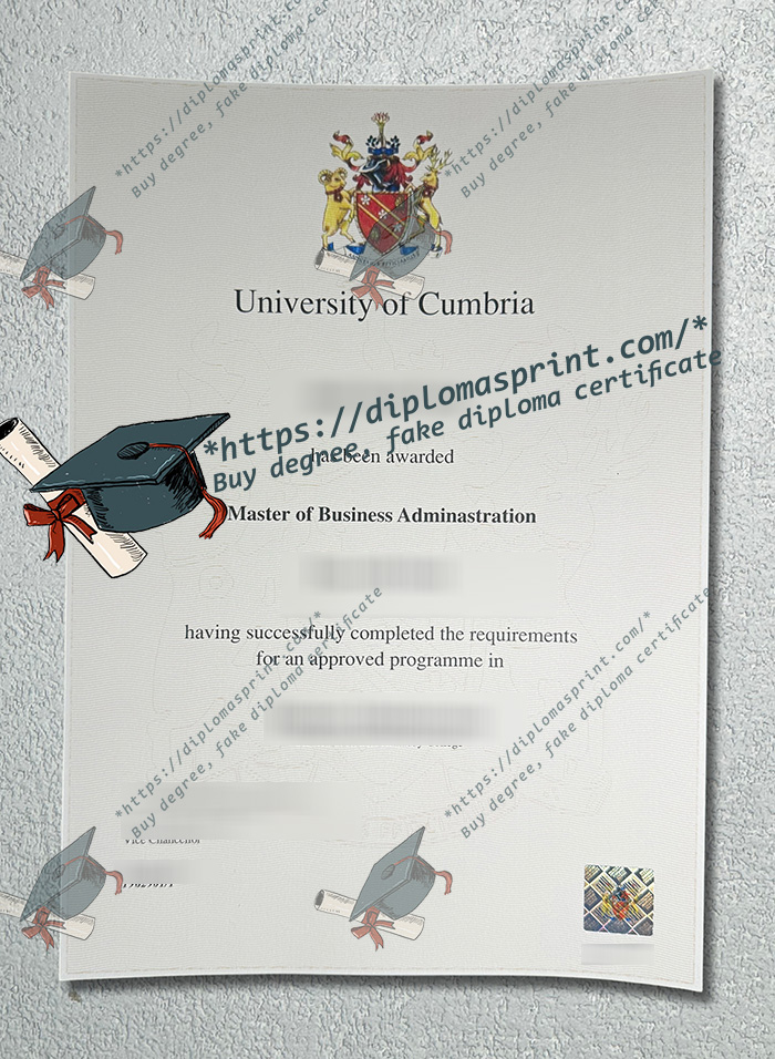 University of Cumbria Diploma