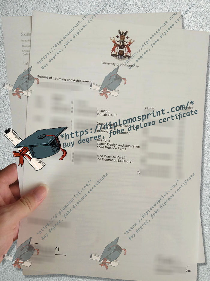 University of Hertfordshire Transcript