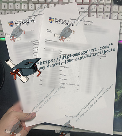 University of Plymouth Transcript