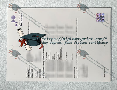 University of Portsmouth Transcript