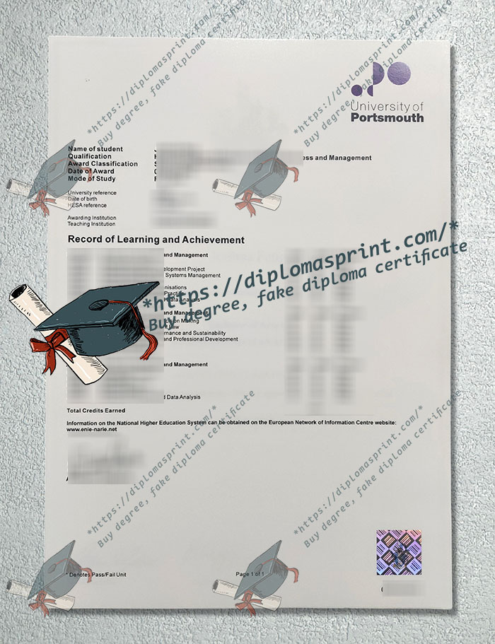 University of Portsmouth Transcript, UoP Transcript University of Portsmouth Transcript, UoP Transcript