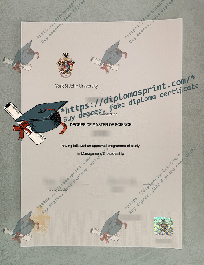 York St John University Diploma York St John University Diploma