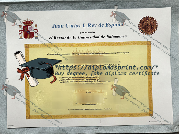 Universidad de Salamanca Diploma Universidad de Salamanca Diploma