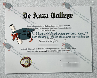 De Anza College Diploma