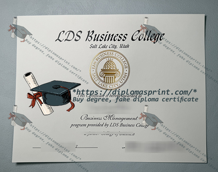 LDS Business College Diploma
