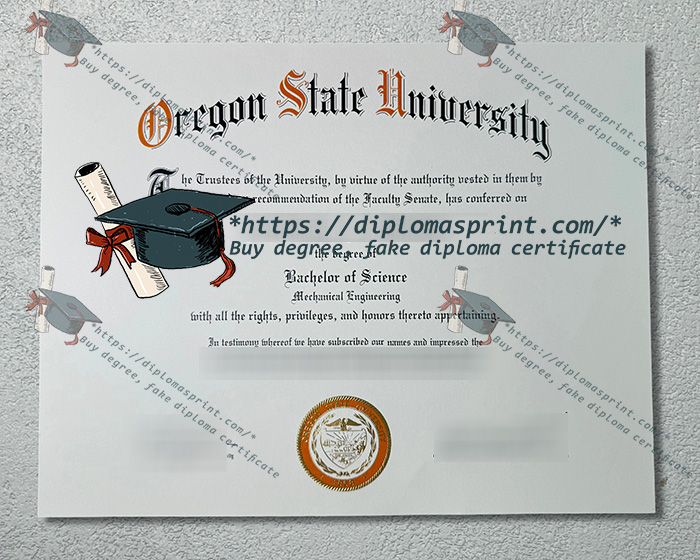 Oregon State University Diploma Oregon State University Diploma
