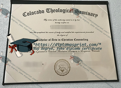 Colorado Theological Seminary Diploma