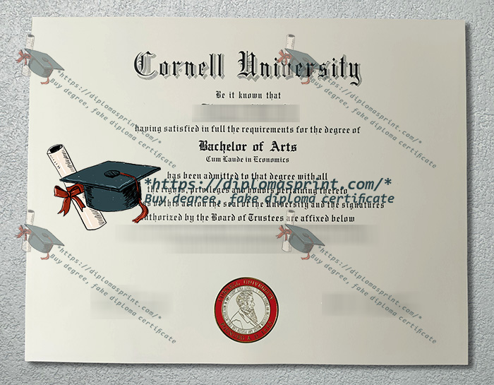 Cornell University Diploma Cornell University Diploma