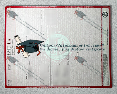 Loyola Marymount University Transcript