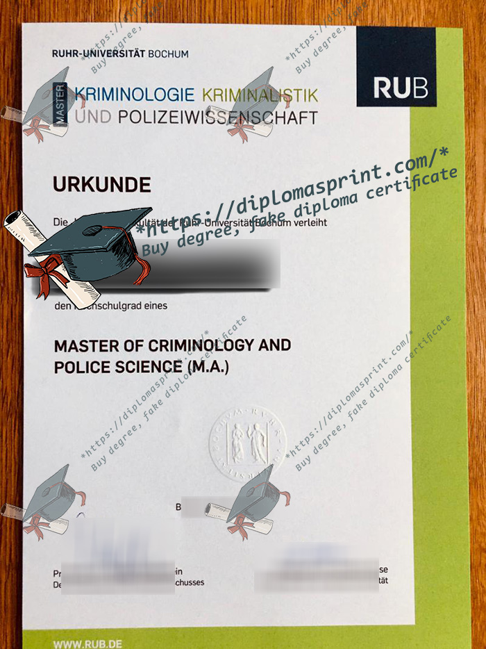 RUB Urkunde