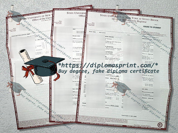 Stony Brook University Transcript Stony Brook University Transcript